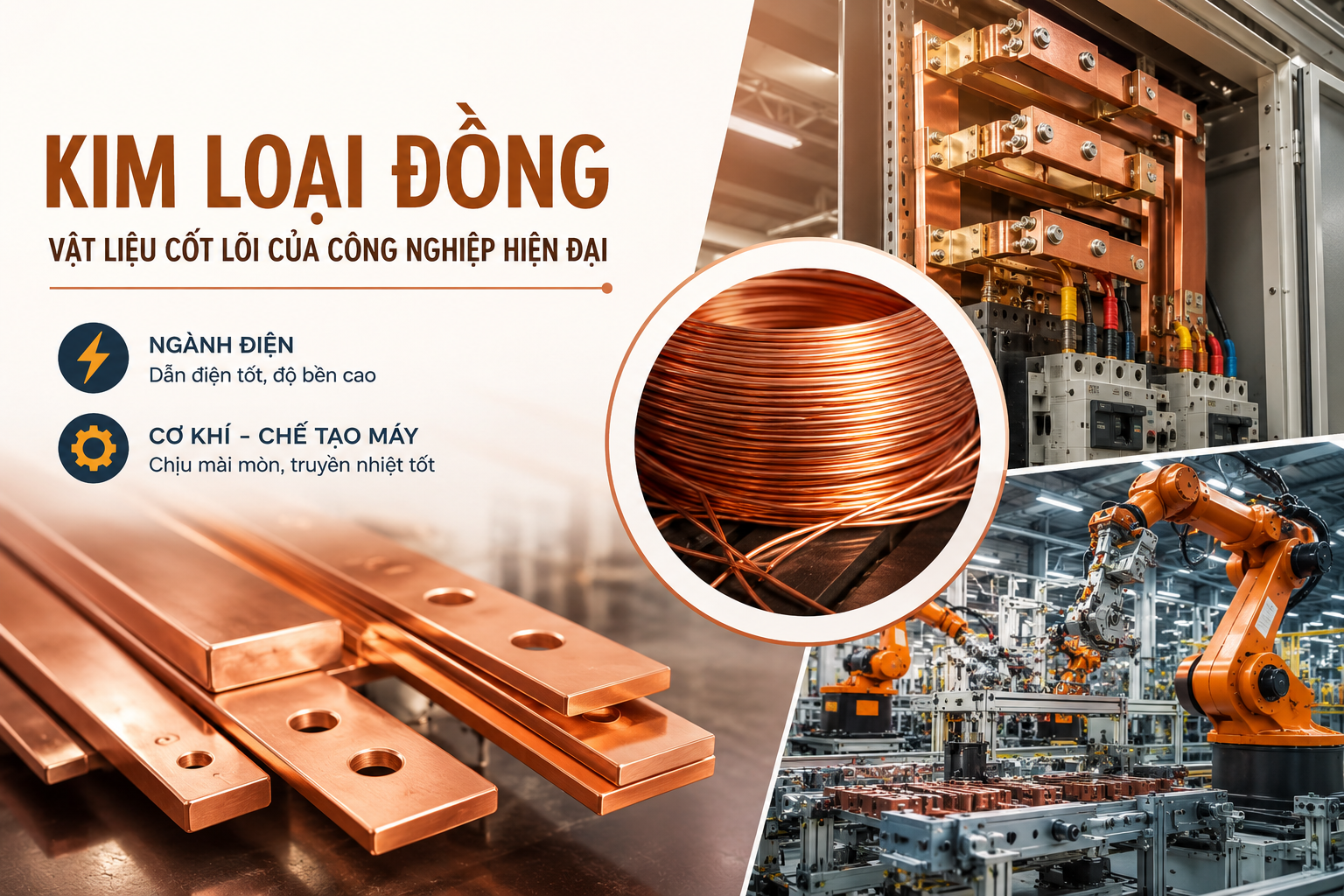 Lịch sử phát triển của kim loại đồng và vai trò trong công nghiệp hiện đại