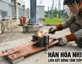Kỹ thuật hàn hóa nhiệt (Exothermic Welding) cho đồng tấm tiếp địa